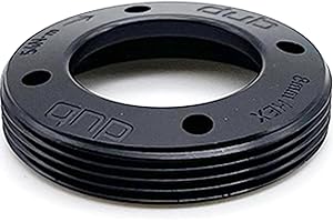 MIEBA Cuffia a gomito Dub Bolt [alluminio] per SRAM DUB/BB30, per braccio manovella SRAM vite autoestraente Dub Bolt Cap (nero)