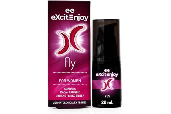 Excite Fly – Gel intime à effet chaud-froid pour le soin féminin avec extraits botaniques – Texture douce et végane – 20 ml