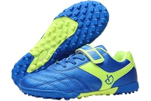Mateju Botas de Fútbol para Niños, Zapatos de Fútbol Cesped Artificial Zapatillas Deportivas Aire Libre Formación Duradero Zapatillas de Fútbol Adolescentes 28-38