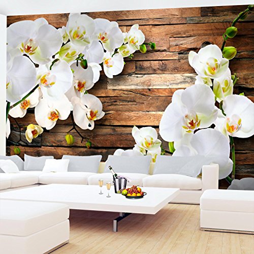 Fototapete Orchidee 308 x 220 cm – Vliestapete – Wandtapete – Vlies Phototapete – Wand – Wandbilder XXL – !!! 100% MADE IN GERMANY !!! Runa Tapete 9057010a - 4
