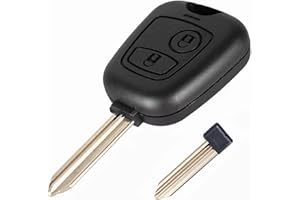 LMD Coque Clé plip télécommande sans Vis pour Citroen Berlingo Picasso Saxo Xsara avec Lame à insérer