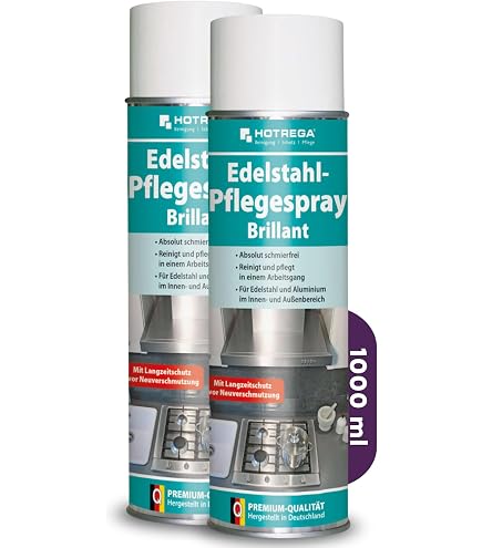 Berner 160366 Edelstahlpflegespray, 400 mL