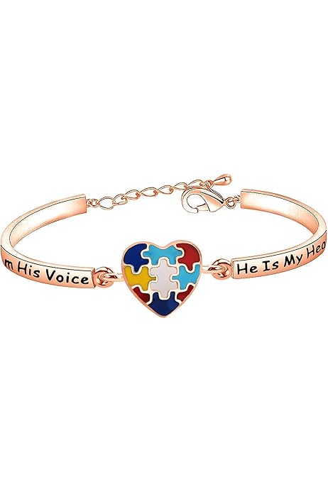 Autism Awareness Bracelet Personalized -autism Awareness Jewelry