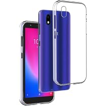 REY Cover in Gel TPU Trasparente per ZTE Blade A3 2020, Ultra Sottile 0
