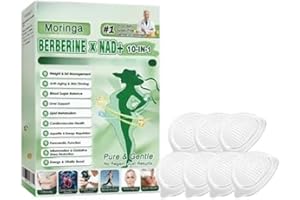 Beslimtop Moringa & Berberine 10-IN-1 Advanced Nano Microneedle Patch, Natural Ingredients Patches,Firming Skin, Easy To Apply (2 Schachteln (14pcs))