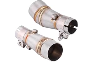 KSTE Motorrad-Slip-on Auspuff Mittelverbindungsrohr Adapter Anschluss for Kawasaki Z250 Ninja 250 13-16
