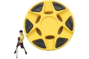 Ishockeypuckar design med sex bulor, stabil, gummi, smidig glidning