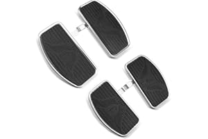 CRAFTRIDE Set Marchepieds Compatible avec Motos Custom Repose-Pieds Chauffeur et Passager FB1