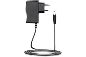 Adaptador de fuente de alimentación universal LEYF 5 V DC 2A, AC 100-240 V 50/60 Hz, adaptador de corriente, cargador/longitud de cable de 115 cm (conector jack de 3,5 a 1,35 mm)