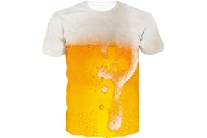 Loveternal Unisexe 3D Imprimé Décontracté T-Shirt Graphic Manche Courte