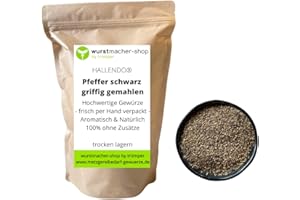Trümper black ground ground pepper 1 kg – top quality "own grinding" | wurstmacher-shop HALLENDO®