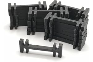 Printbtw Lot de 25 connecteurs de rail de rechange pour supports de voie LGB/Spur G