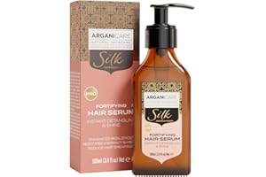 ARGANICARE - Sérum Brillance Ultime à la Protéine de Soie - Soin tous types de cheveux - Flacon 100ml
