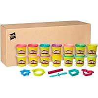 Play-Doh Sparkle and Bright 14-pack burkar, giftfri modelllera, 3-ounce burkar