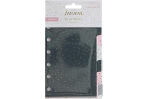 FILOFAX Kieszonkowe plastikowe przegrody z konfetti, 2021,