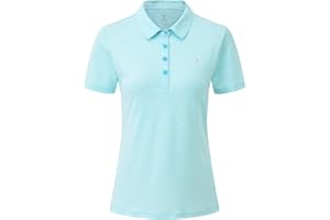 YSENTO Womens Short Sleeve Polo Lady-fit Shirt Premium Sports Golf Polo T-Shirts