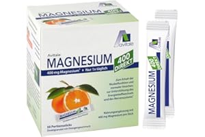 ‎AVITALE Avitale Magnesium 400 direkt Orange - Direktgranulat zur Einnahme ohne Wasser, 105 g