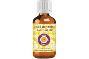 Deve Herbes Pure Benzoin Essential Oil (Styrax Benzoin) Steam Distilled 30ml (1 oz)