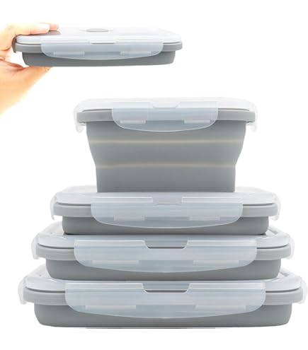 Westmark Contenitore salva-freschezza in vetro, Due sezioni, Tappo ermetico, Capacità: 1380 ml, Adatto per microonde, freezer e forno, Senza BPA, Vetro/Plastica/Silicone, Trasparente/Rosso, 234522E1