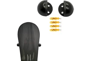 Pmsanzay Metal Snowboard Hanger Storage, Snowboard Display Wall Rack, Snowboard Wall Mount Display Rack, Allows You to Adjust The Installation Width, You can Easily Install skis or Snowboards.