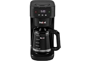 INSTANT POT Instant Infusion Brew Automatic Filter Coffee Maker 24 Hour Programmable Coffee Machine, Glass Carafe, Digital Display - Keep Warm Function, 4-12 cup Customisable Brewing, Black