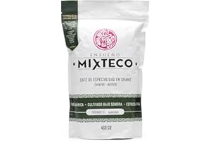 Ensueño Mixteco - Naturalna kawa ziarnista Specialty Coffee : 100% Arabica, średnie body i produkcja rzemieślnicza : 460 gramów, pochodzenie meksykańskie