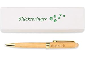 Raymond Flowerdew Abi 24 Kugelschreiber Geschenk für Abitur Blaue Tinte 1 mm Strichstärke, Viel Glück…