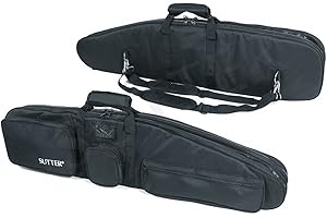 SUTTER Premium Doppel-Waffentasche 125x37cm - Gewehrtasche für Zwei Langwaffen mit Optiken Gewehrkoffer