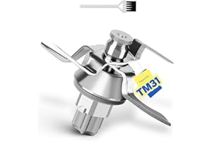 LUNEKUCK Gruppo coltelli bimby tm31 in Acciaio Inox, Lama di Ricambio Affilata e Resistente per Vorwerk Thermomix TM31 – lame bimby tm31 compatibile, accessori bimby tm31 per robot da cucina