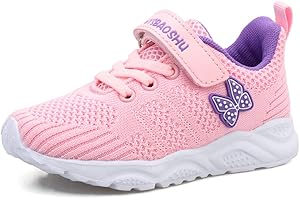 WYSFLY Scarpe da Ginnastica per Neonate Scarpe da Ginnastica per Bambina Scarpe da Passeggio per Bambini Piccoli Scarpe Casual Leggere e Traspiranti