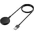 Sounce USB Charging Cable for Samsung Galaxy Watch 6/ Watch 6 Classic/Watch 5 Pro/Watch 4/ Watch 4 Classic/Watch 3/ Watch Active 2/ Active 1 Wireless Magnetic Charging Cord 3.3Ft Cable - Black