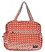 Landuo Women's Baby Diaper Nappy Tote Bag Large Orange
