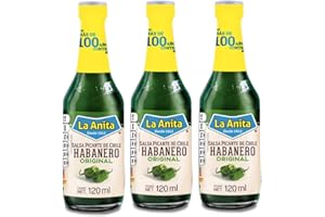 MEXICAN MAMA Green HabaneroHot Lot de 3 sauces 120 ml
