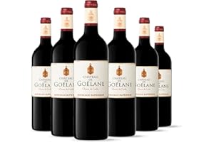 CASTEL CHATEAUX GRANDS CRUS Château de Goëlane Chœur de l'Aube - AOP Bordeaux Supérieur - Vin Rouge - Millésime 2016 - Terra Vitis - Lot de 6 bouteilles x 75 cl