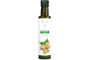 Essences Bulgaria Aceite de Nuez Orgánico 250ml | Aceite 100% Natural Prensado en Frío | Calidad Extra Premium | Excelente Sabor | Salsas | Ensaladas | Sin Aditivos ni Conservantes |Sin OMG | Vegano