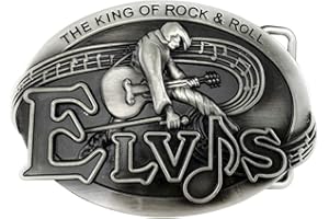 通用 LKMY Mens Belt Buckle,3D Guitar Music Headstock Musician Belt Buckle,Western Vintage Handmade Cowboy Belt Buckles Jeans Accessory for Men Women Father's Day, Christmas, Birthday Gift (JITA 1)