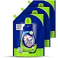 Surf Excel Matic Top Load Liquid Detergent 6L Refill, Designed For Tough Stain Removal on Laundry in Washing Machines - Super Saver Offer Pack