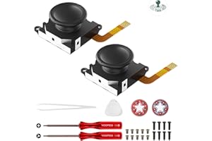 AKNES TMR Joysticks Zestawy Naprawy do JoyCon, Joy Con Stick Części Zamienne do Switch OLED/Switch/Switch Lite, z Narzędzia do Naprawy