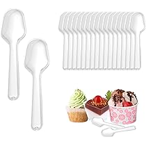 Cucchiaino Premium Riutilizzabile Trasparente Per Parti