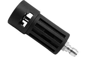 TEUENA Compatible Pressure Washer Adapter, Replacement for Karcher K2-K7 Series Power Washer Accessory, 1/4" Quick Connect Adapter for Gun and Hose, Converts Female T-Clip to Quick Release Plug