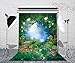 Produktbild LOVE-BABY Traumhaft Wald Baumwolle Tuch Kulissen 5x7ft / 150x210cm Fotografie Hintergrund Foto Props für Studio / Professional Fotografie / Partei(neu Material)