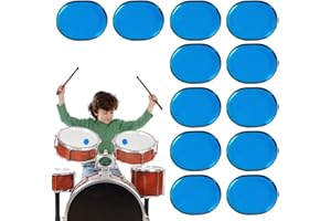 NIANOPKM 12 Pz Silenziatori Smorzatori per Tamburi, silenziatori a tamburo, silenziatori in gel per tamburo, Gel Sordine Strumento per Batteria Acustica e Rullante Batteria