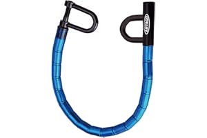 Artago 582/B Antivol Voiture Volant Siege Flexible, Plus Pratique, Câble d'Acier Blindé Articulé, Serrure a Disque Bloc Canne Barre Anti Vol a Clef, Universelle pour Bloque Auto, Camping Car, Van