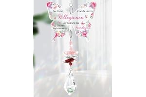 ‎PRSTENLY PRSTENLY Geschenke für Kollegen, Schmetterling Kristall Sonnenfänger Abschiedsgeschenk Kollegin Jobwechsel, Geburtstagsgeschenk für Kollegin, Abschied Dankeschön Ruhestand Weihnachten Frauen Freundin