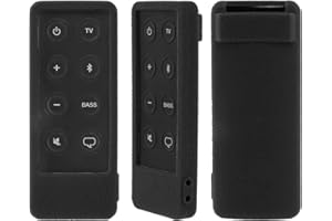 YIBICHIN Silikonowe etui ochronne do pilota do telewizora Bose Solo 5 10 15 Series ii, pilot zdalnego sterowania do głośnika Bose Solo Series II IIGS 1SR 10 i 15, tylko do oryginalnego pilota, nie do wymiany (czarne)