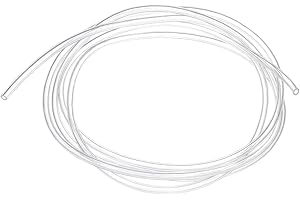 M METERXITY Tubing Carburetor Fuel Vent Line, 2mm(0.08") ID 3.5mm(0.14") OD 2m(7') Long Polyurethane Gas Oil Tube for ATV/Go Kart/Dirt Bike, Universal Petrol Pipe Replacement [Clear]