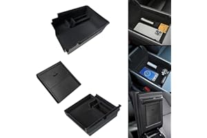 ‎TOPABYTE TOPABYTE Mittelkonsolen Organizer für Tesla Model Y 2020-2025 und Model 3 2021-2023 Armlehne Aufbewahrungsbox Versteckte Aufbewahrungsbox Mittelkonsolen Organizer Tray (3 Stück)