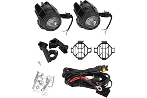 Keenso Motorcycle Fog Lights, 40W Ultra-bright Waterproof Motorcycle Fog Lights LED Auxiliary Driving Lamp for R1200GS adv F800GS F700GS F650gs