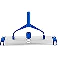 POOLX Swimming pool Heavy Duty 18inch Aluminum cast Iron Weighted Swimming Pool Vacuum Head with Standard Handle for Pool Suction Cleaning, All Type of Floor Cleaner, Cleaning kit Tool Item(44.5*13cm)