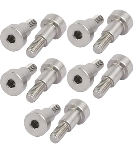 5x Innensechskant Schulterbolzen M5 - 304 Edelstahl Mit 6mm Schulter